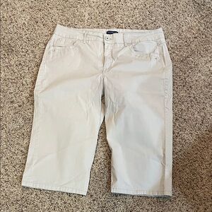 Women's Cream Shorts by [Brand]